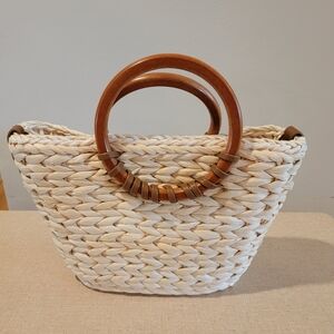 Urban Expressions Zapara Straw Satchel Purse‎